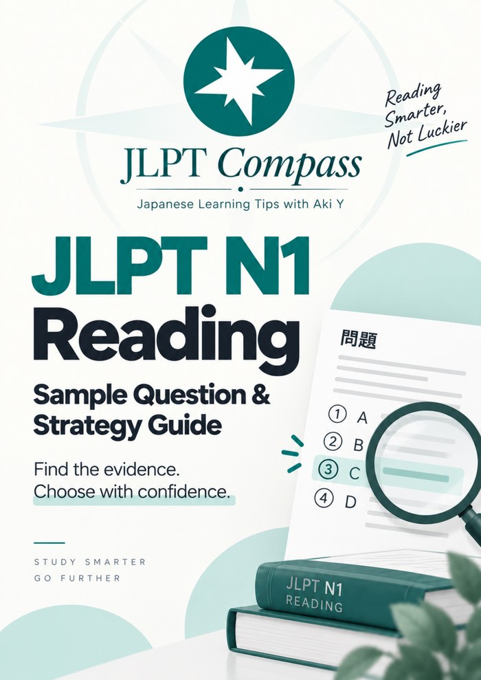 JLPT N1読解 サンプル問題＆解き方ガイド 表紙